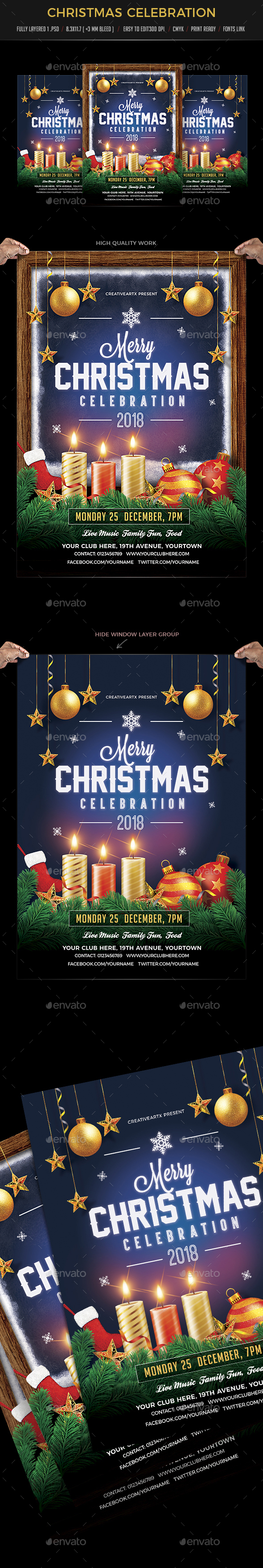 GraphicRiver Christmas Celebration 20999744 GraphicRiver Christmas Celebration 20999744