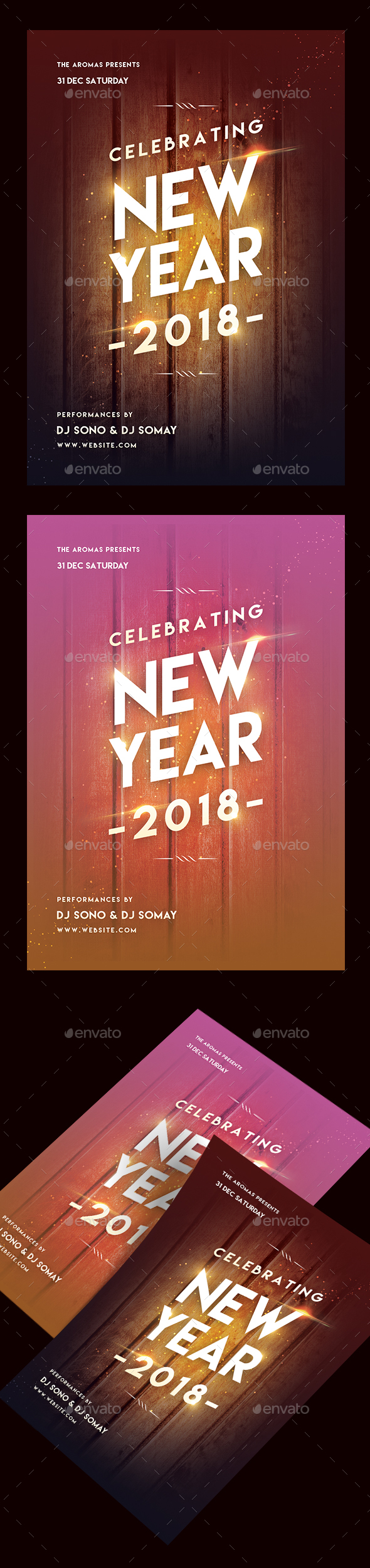 New Year Party Flyer - Clubs & Parties Events