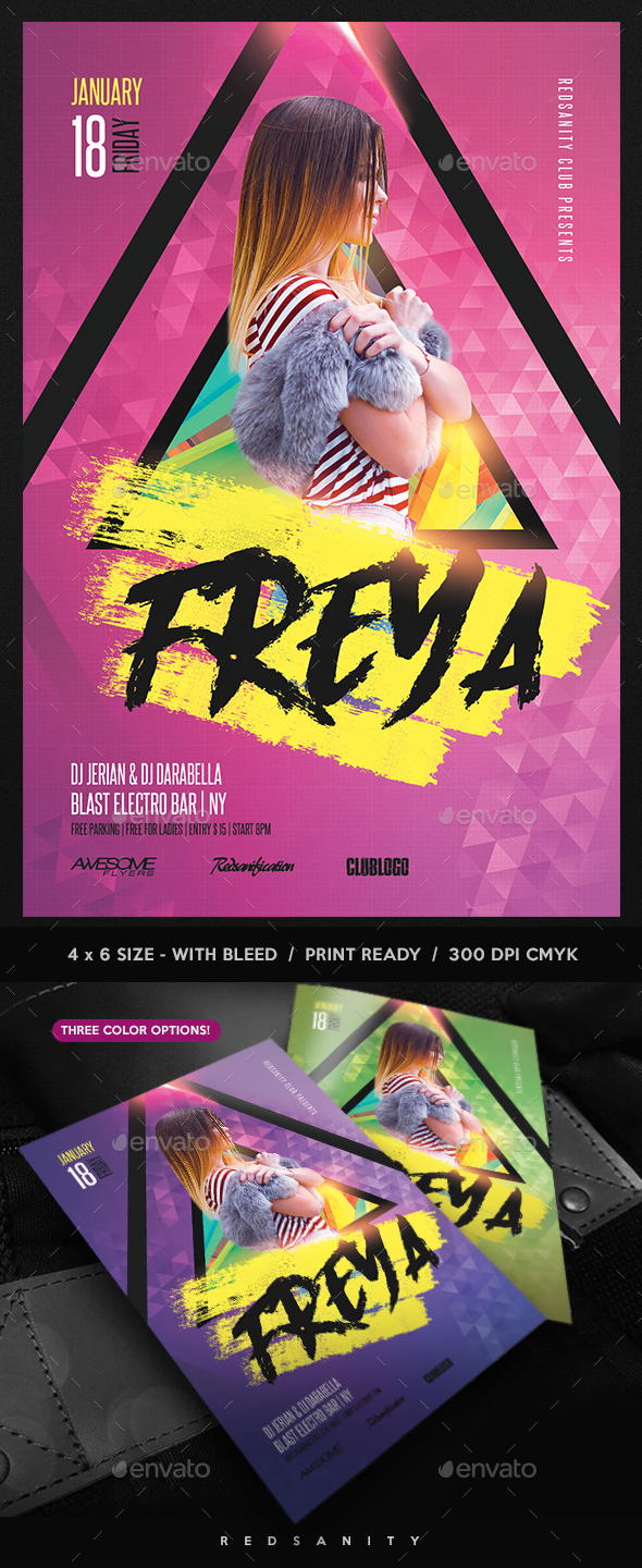 Guest DJ / Artist Flyer - Clubs & Parties Events