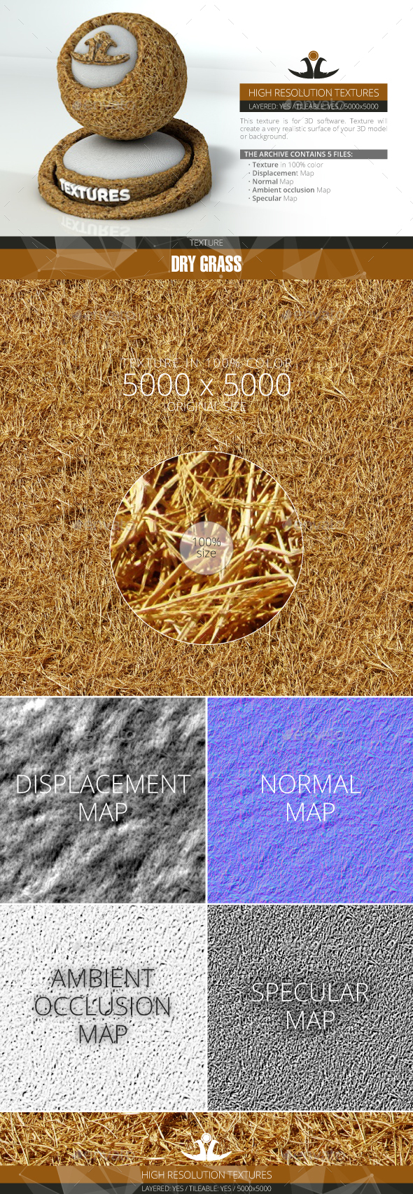 Dry Grass 3 - 3Docean 20999935