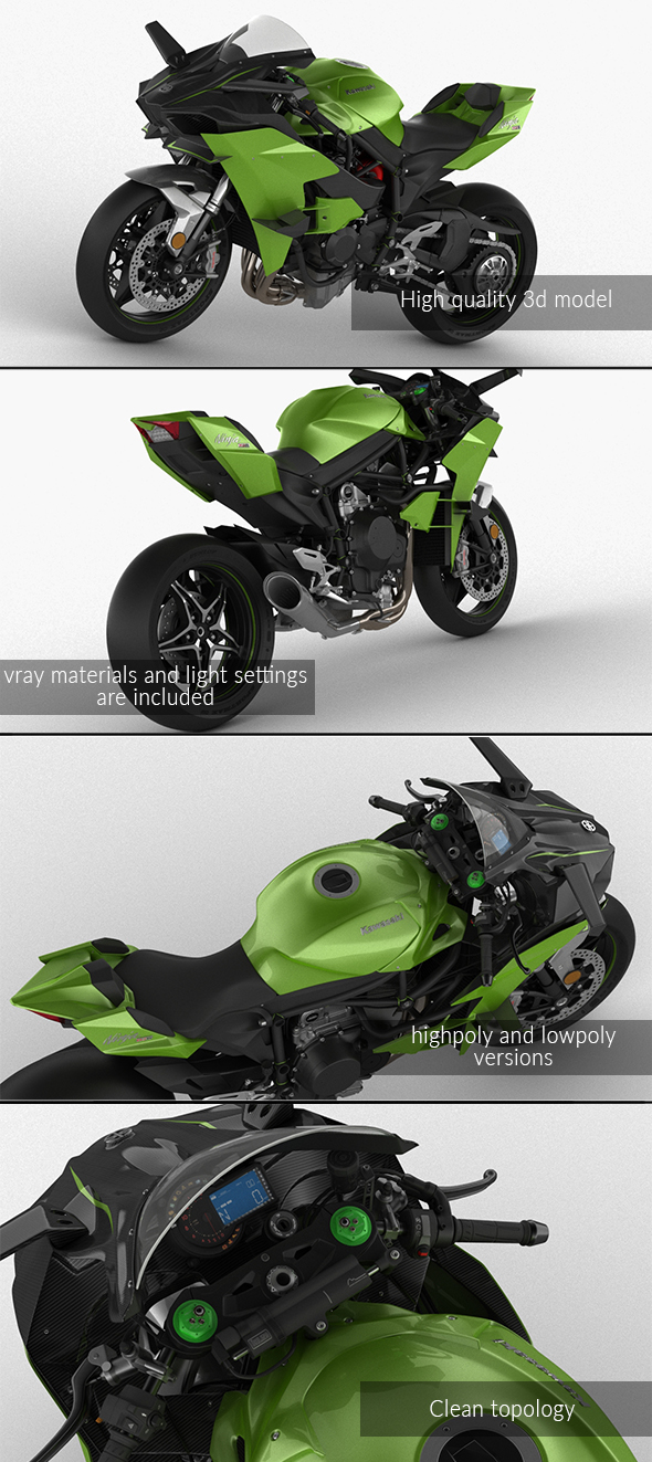 3DOcean Kawasaki Ninja H2R 21000361 3DOcean Kawasaki Ninja H2R 21000361