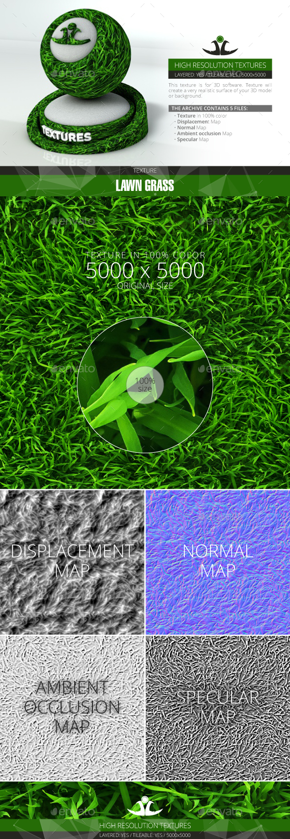 Lawn Grass 6 - 3Docean 21001333