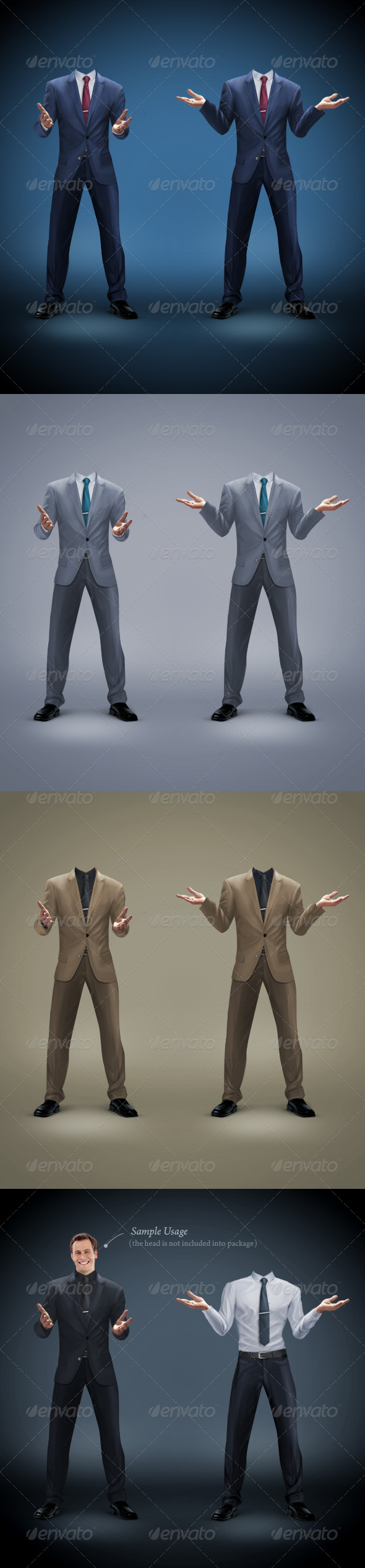 Businessman Template 2 - Business Illustrations