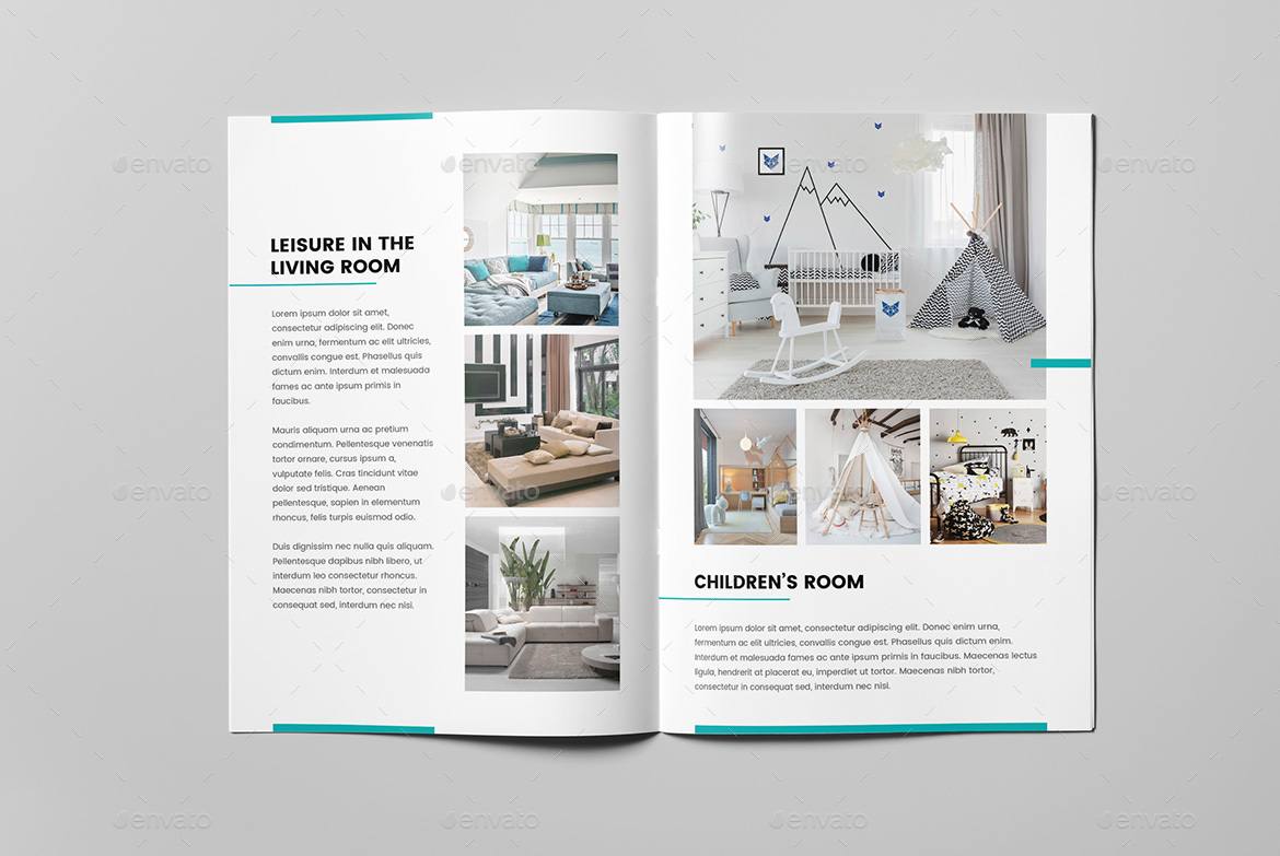 Mini Brochure – Interior Design A5, Print Templates | GraphicRiver