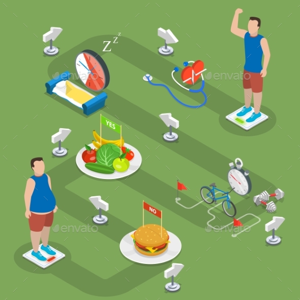 GraphicRiver Weight Loosing Steps Low Poly Vector Concept 21001759 GraphicRiver Weight Loosing Steps Low Poly Vector Concept 21001759