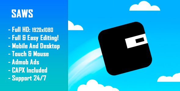 CodeCanyon Saws HTML5 Game & Mobile Version Construct-2 CAPX 21002110 CodeCanyon Saws HTML5 Game & Mobile Version Construct-2 CAPX 21002110