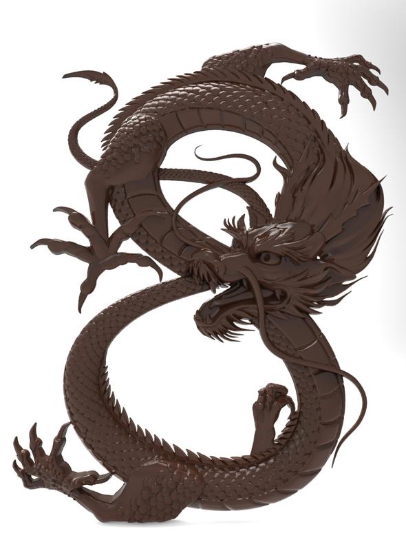 Chinese dragon bas - 3Docean 21002405