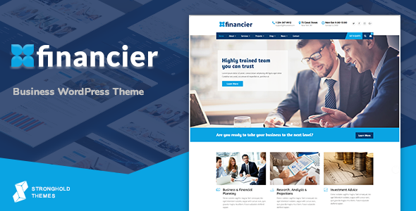 Financier - Business WordPress Theme - Business Corporate