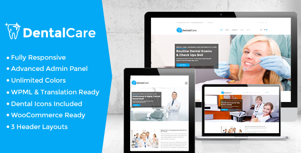 Dental Care - Dental & Medical WordPress Theme - Health & Beauty Retail