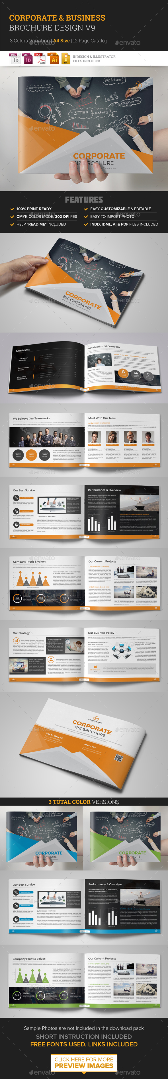 Corporate Multipurpose Brochure Design v9 - Corporate Brochures