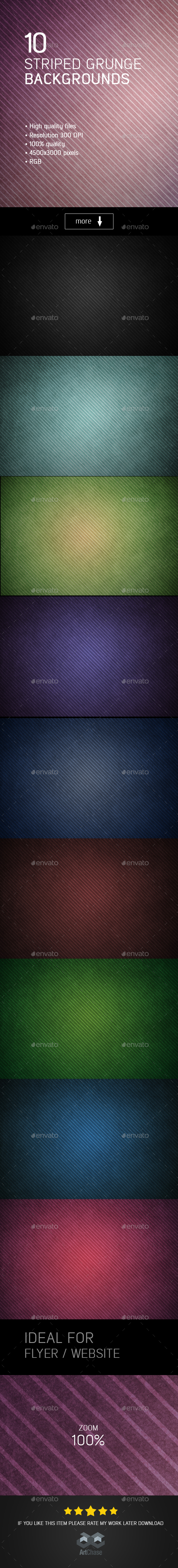 GraphicRiver 10 Striped Grunge Backgrounds 21002707 GraphicRiver 10 Striped Grunge Backgrounds 21002707