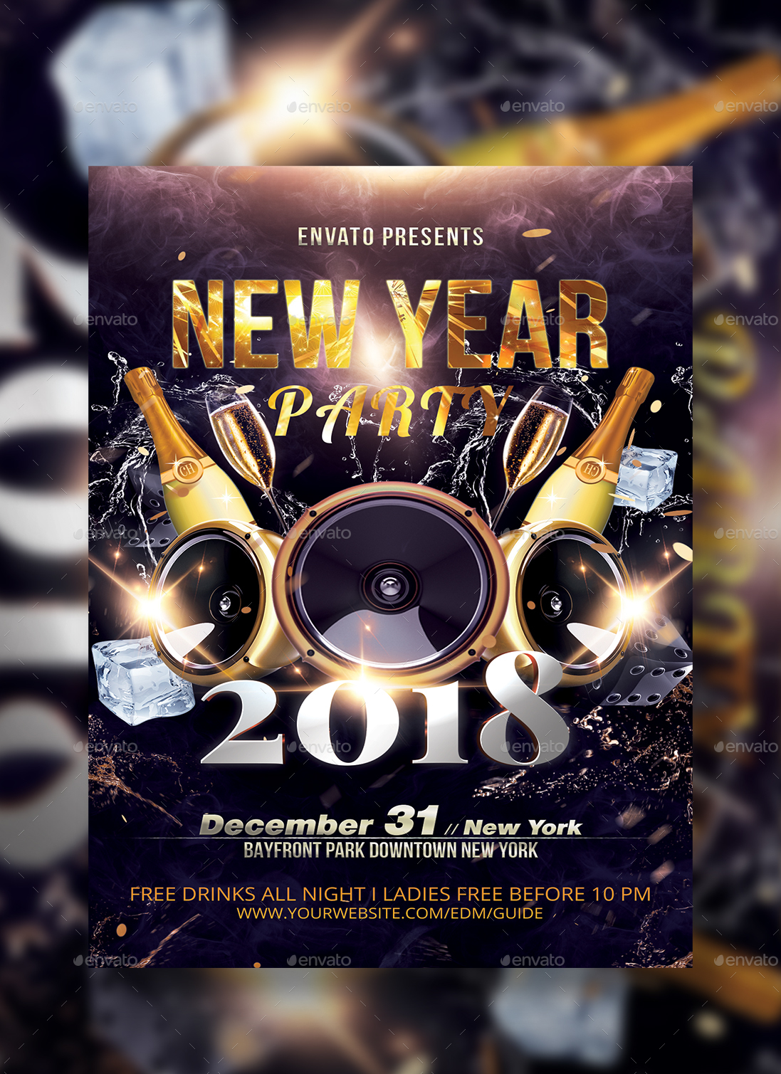 New Year Party by DesignsTemplate | GraphicRiver