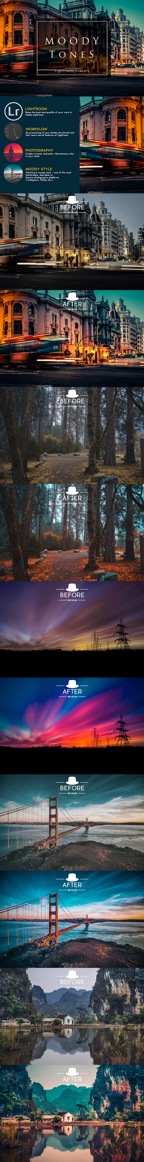 Moody Tones - Lightroom Presets - Lightroom Presets Add-ons