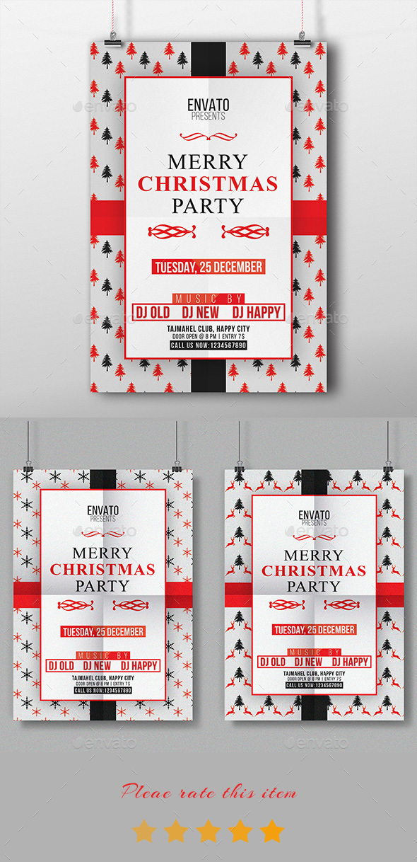 Christmas Party Flyer - Events Flyers