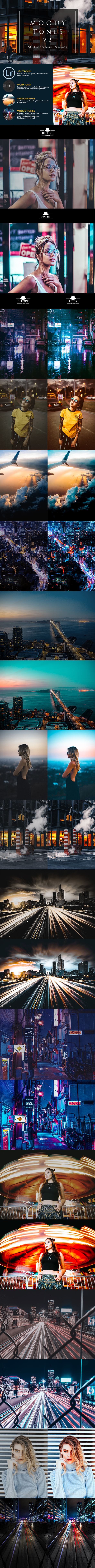Moody Tones V.2 - Lightroom Presets - Lightroom Presets Add-ons