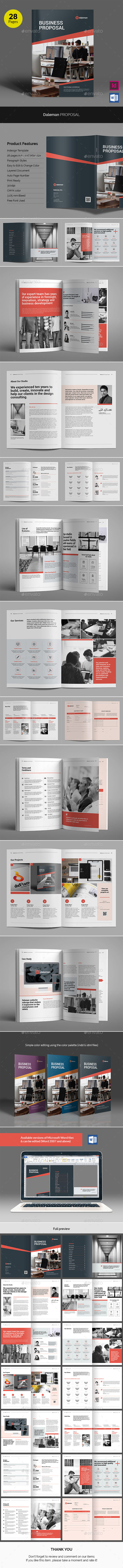 Daleman Business Proposal - Proposals & Invoices Stationery