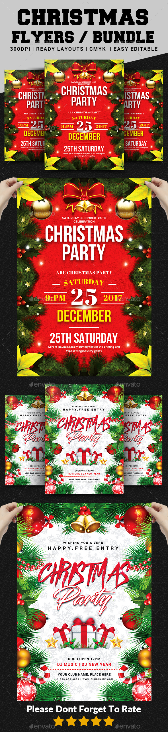 Christmas Flyers Bundle - Events Flyers