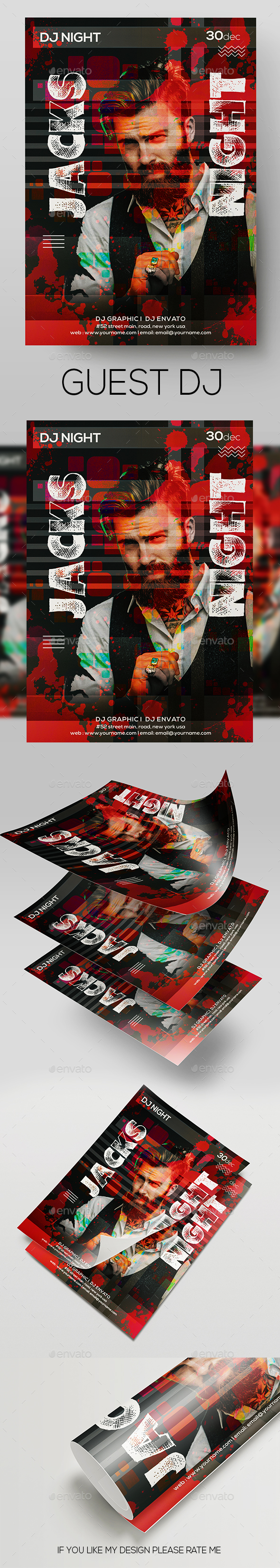GraphicRiver Club Flyer 21006216 GraphicRiver Club Flyer 21006216