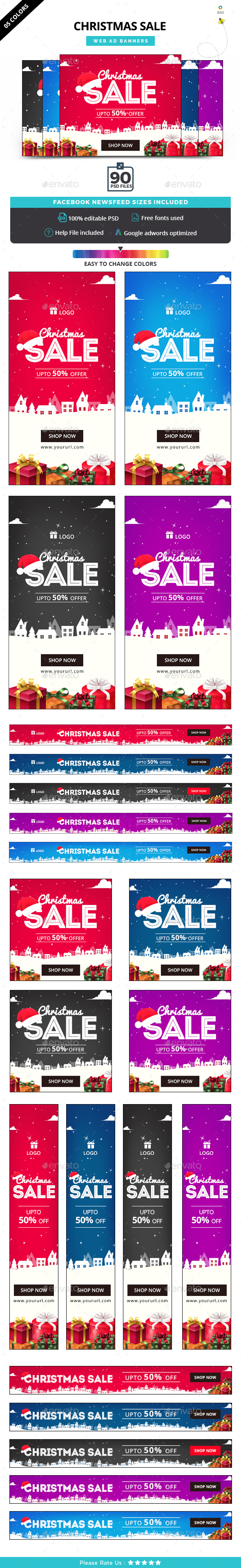 GraphicRiver Christmas Banner Set 21006319 GraphicRiver Christmas Banner Set 21006319