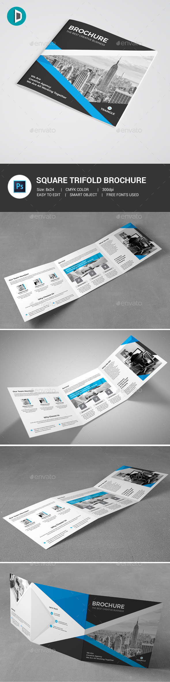 GraphicRiver Square Trifold Brochure 21006400 GraphicRiver Square Trifold Brochure 21006400