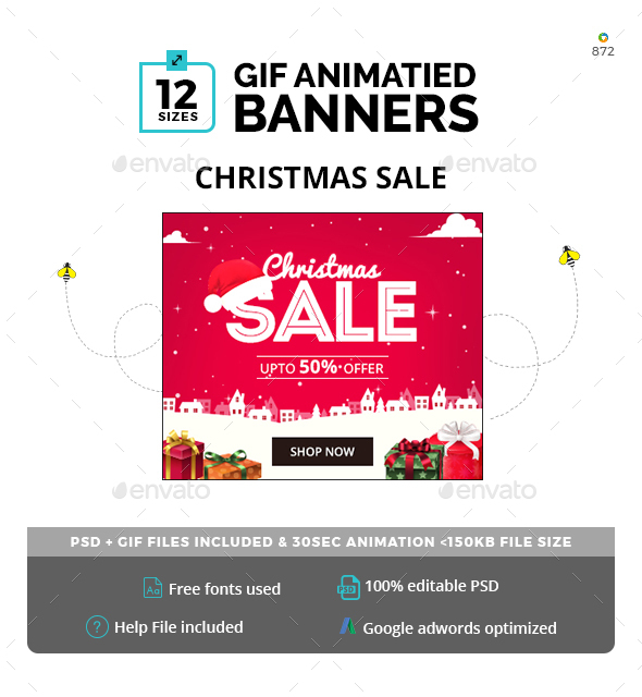 GraphicRiver Christmas Sale Animated Gif Banner Set 21006452 GraphicRiver Christmas Sale Animated Gif Banner Set 21006452