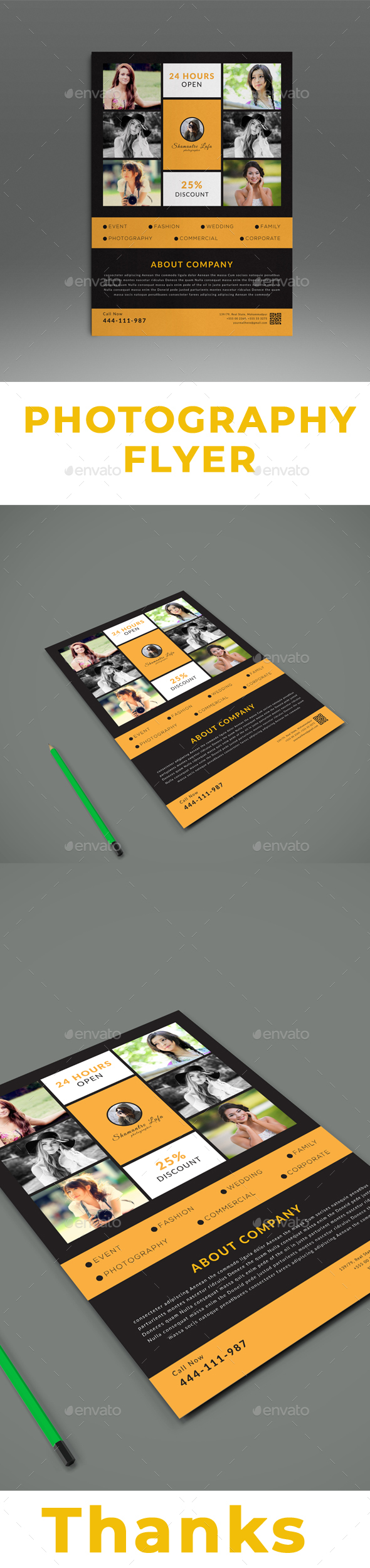 Photography Flyer - Flyers Print Templates