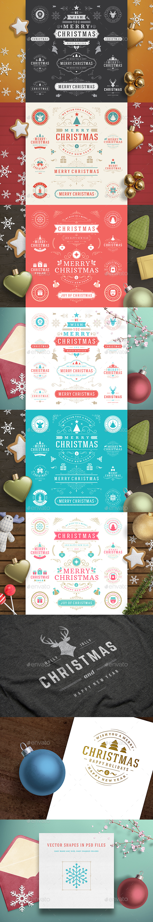 GraphicRiver Christmas 30 Labels and Badges 21006902 GraphicRiver Christmas 30 Labels and Badges 21006902