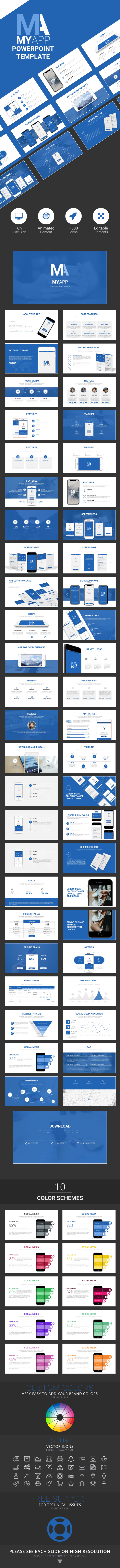 GraphicRiver MyApp Powerpoint Template 21007078 GraphicRiver MyApp Powerpoint Template 21007078