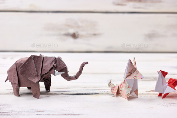 Exposition of origami animal models