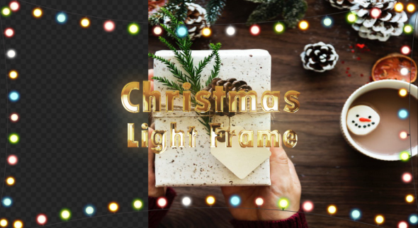 Christmas Light Frame