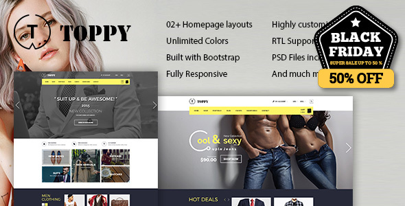 Toppy - Creative WooCommerce WordPress Theme - WooCommerce eCommerce
