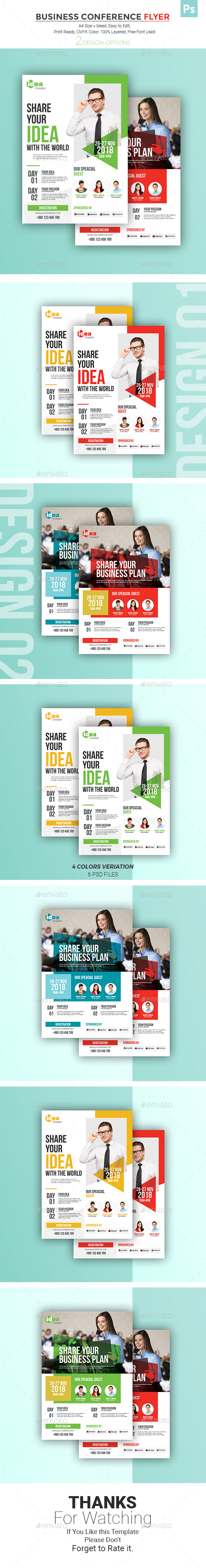 business conference flyer