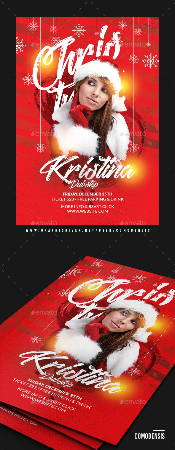 Christmas Party Flyer Template - Clubs & Parties Events