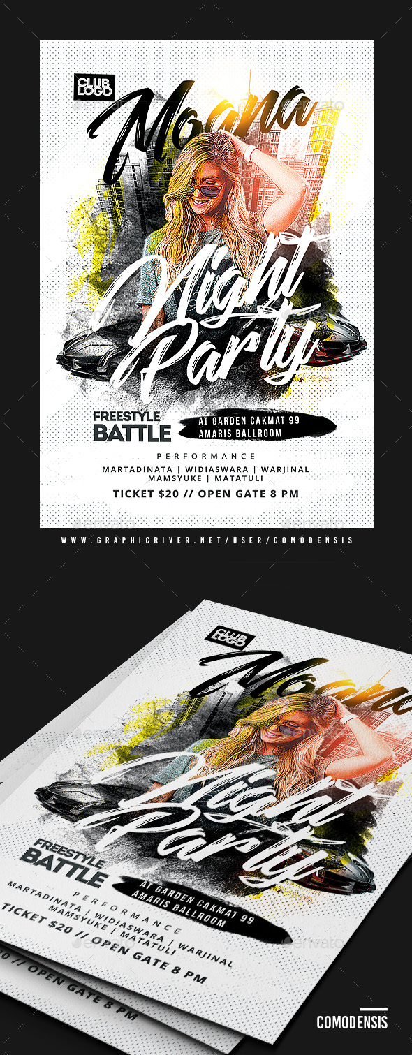 DJ Flyer - Clubs & Parties Events