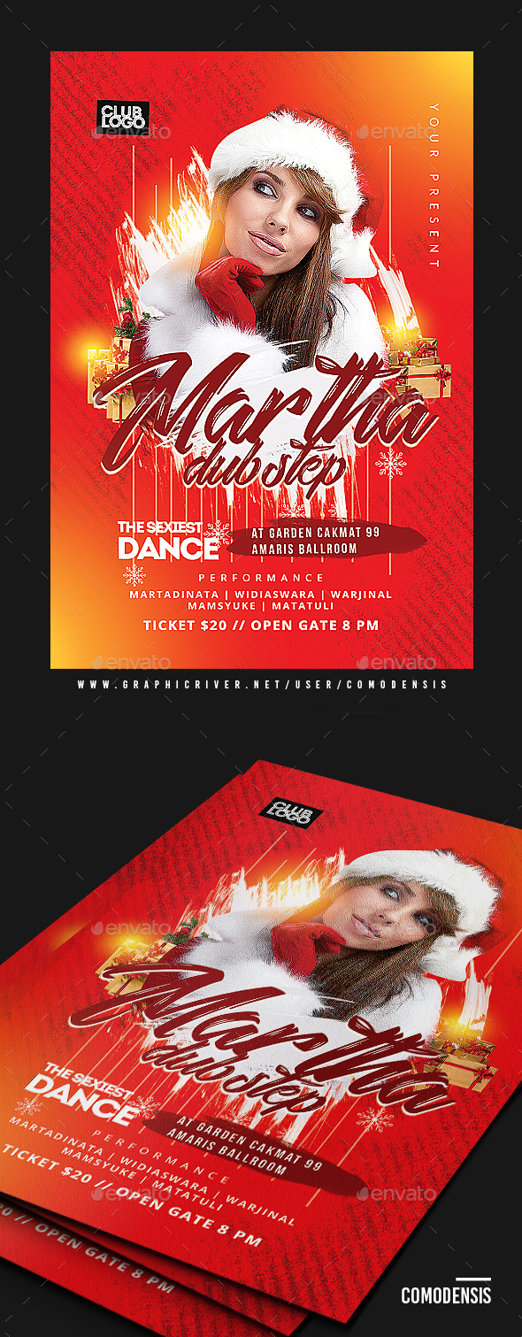Christmas Party Flyer Template - Clubs & Parties Events