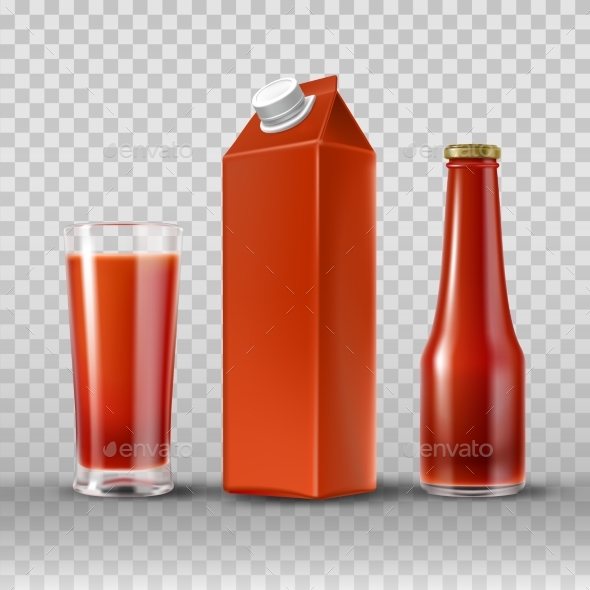 GraphicRiver Tomato Juice and Ketchup 21008756 GraphicRiver Tomato Juice and Ketchup 21008756