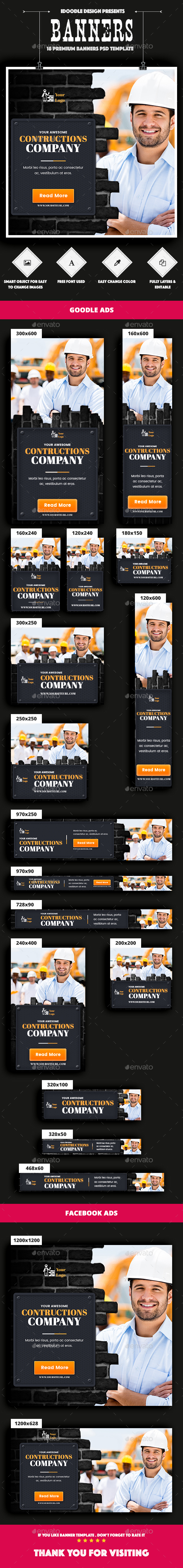 GraphicRiver Construction Banners Ads 21008854