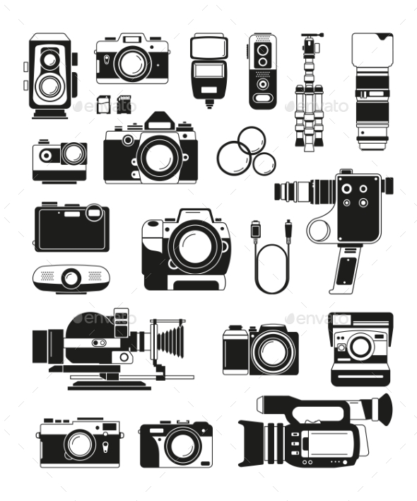 Video and Photo Cameras - Man-made Objects Objects