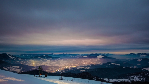 Milky Way in Carpathian Mountains, Stock Footage | VideoHive