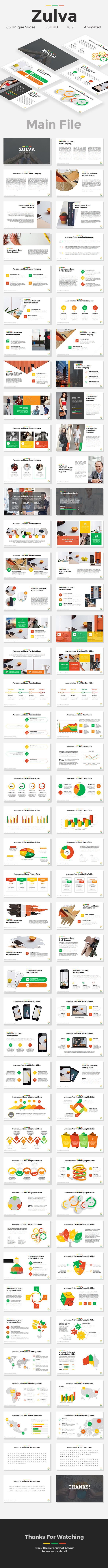 Zulva - Creative Keynote Template - Creative Keynote Templates