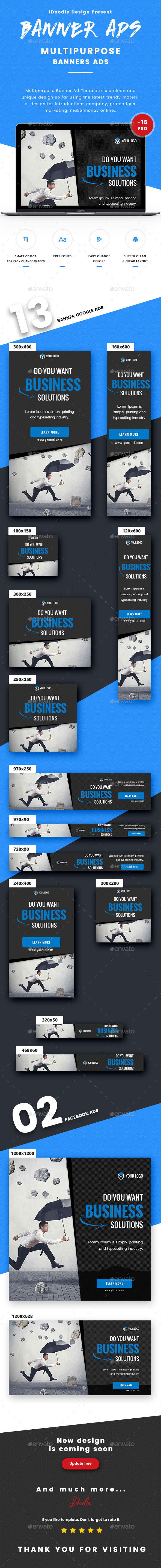 Multipurpose Banner Ads - Banners & Ads Web Elements