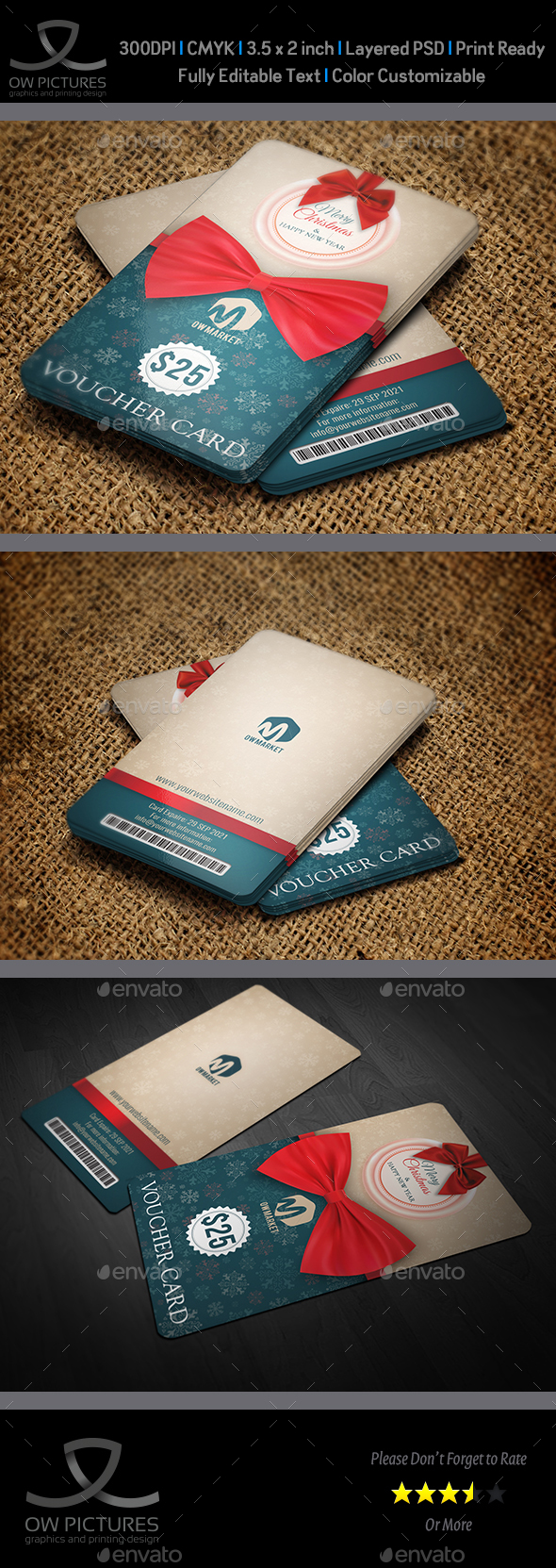 GraphicRiver Gift Voucher Card Template Vol.26 21010297 GraphicRiver Gift Voucher Card Template Vol.26 21010297