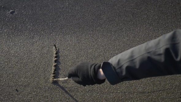 The Man Wrote on the Sand