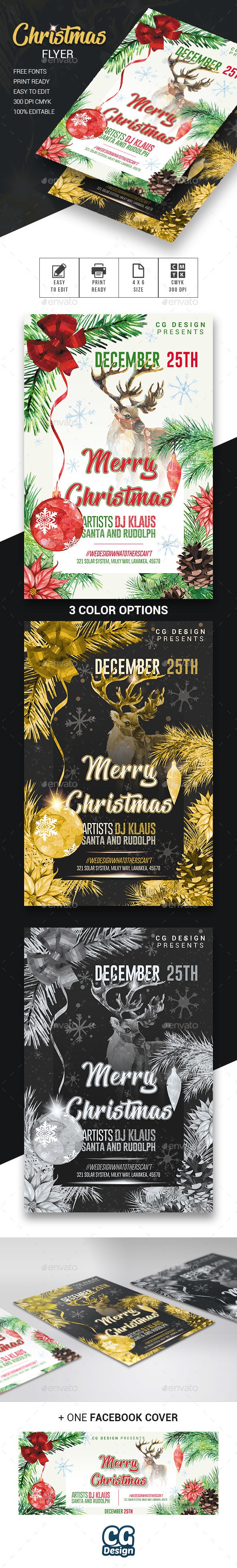 Christmas Flyer - Holidays Events