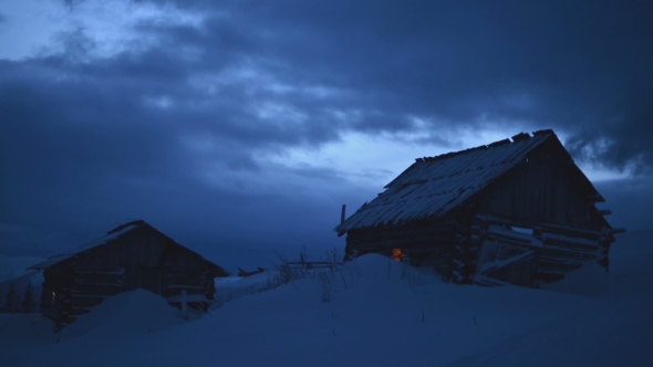 Winter in High Mountains