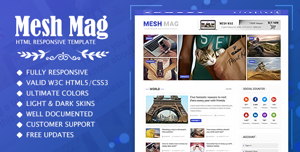 Mesh Mag - ThemeForest 17330920