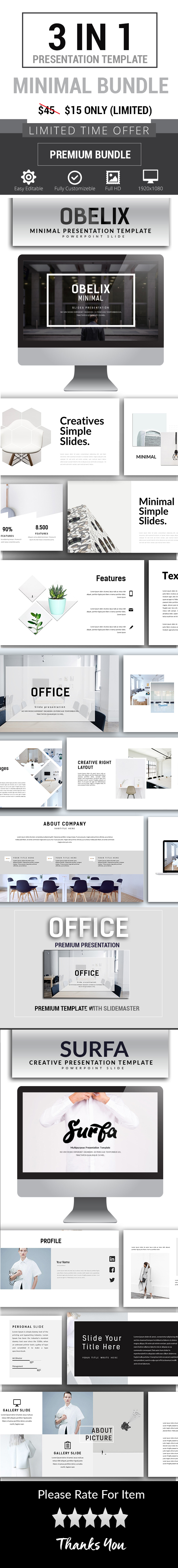 GraphicRiver 3 in 1 Minimal Bundle Powerpoint 21013461 GraphicRiver 3 in 1 Minimal Bundle Powerpoint 21013461
