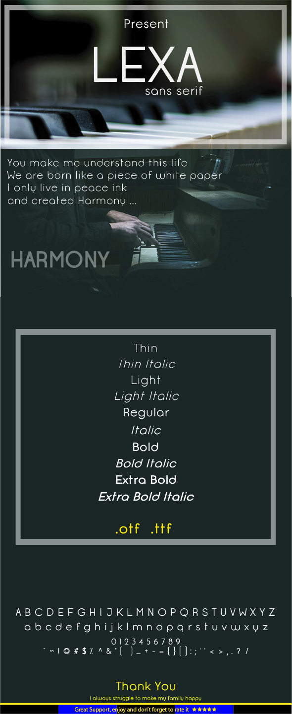 LEXA Sans Serif - Sans-Serif Fonts