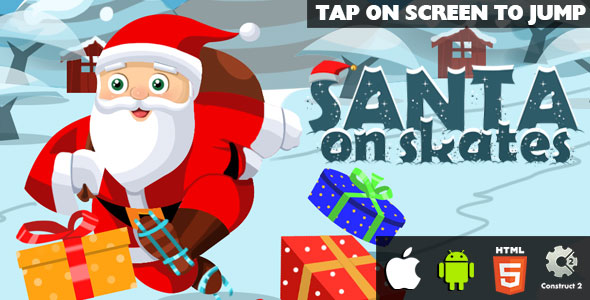 Santa Ski - Html5 Game (Capx) - 8