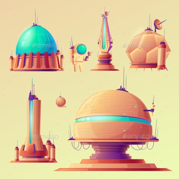 Unidentified Space Objects, UFO, Space Ships - Miscellaneous Vectors